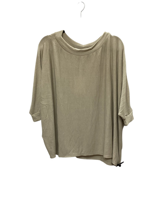 Top Short Sleeve Basic By Andree By Unit In Tan, Size: S