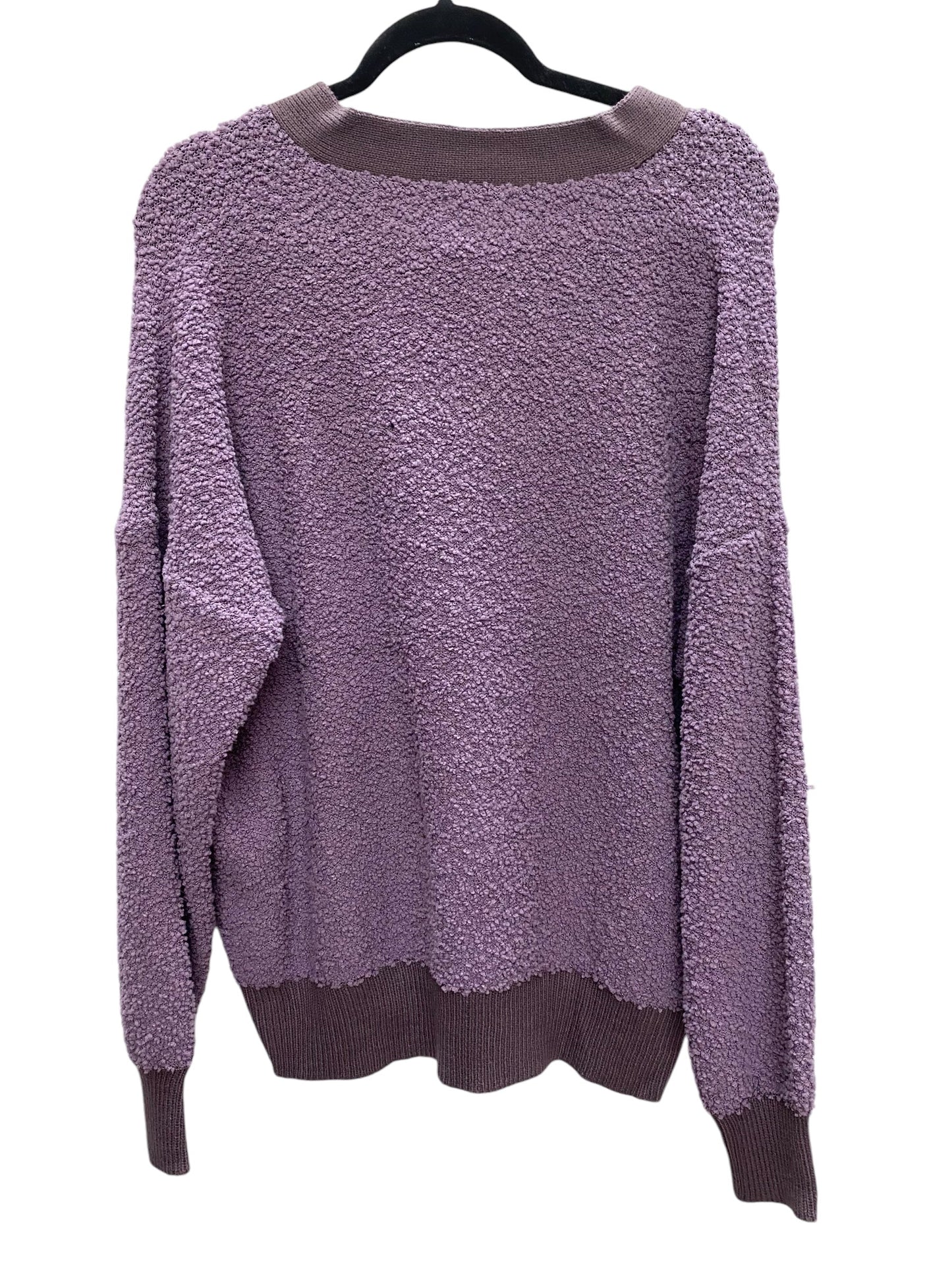 Sweater By White Birch In Purple, Size: M