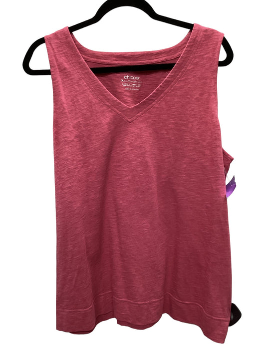 Top Sleeveless By Chicos  Size: 3