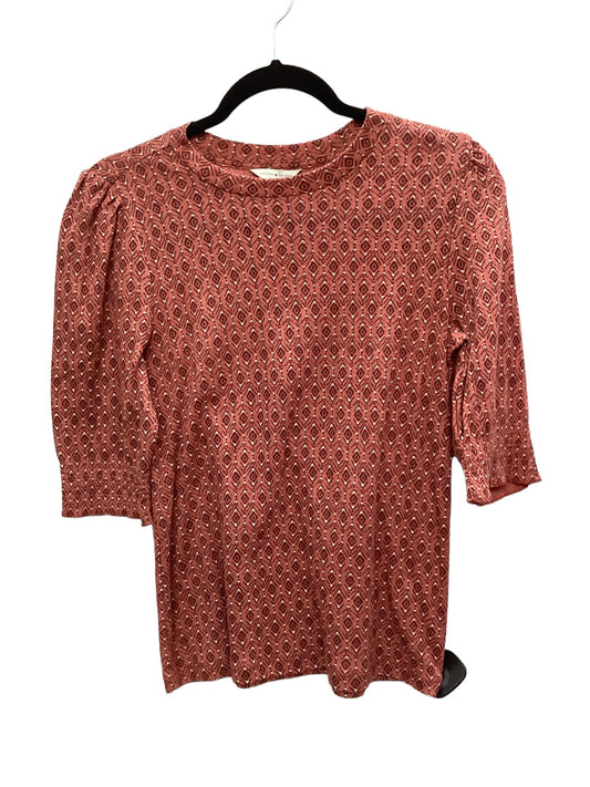 Red Top Short Sleeve Lucky Brand, Size S