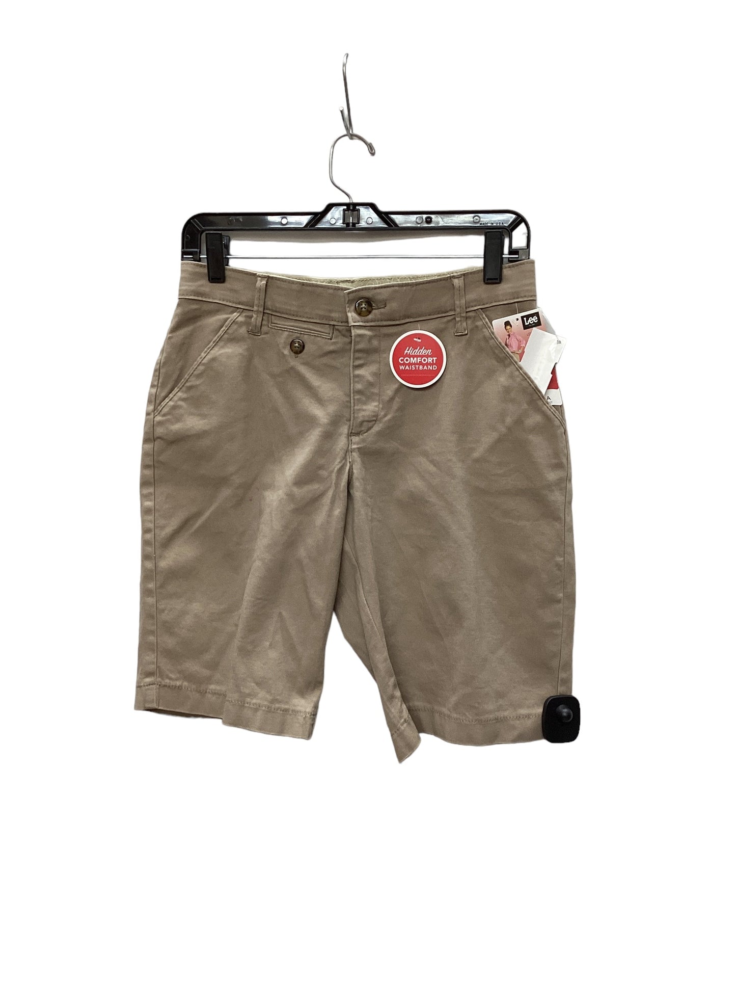 Tan Shorts Lee, Size 4