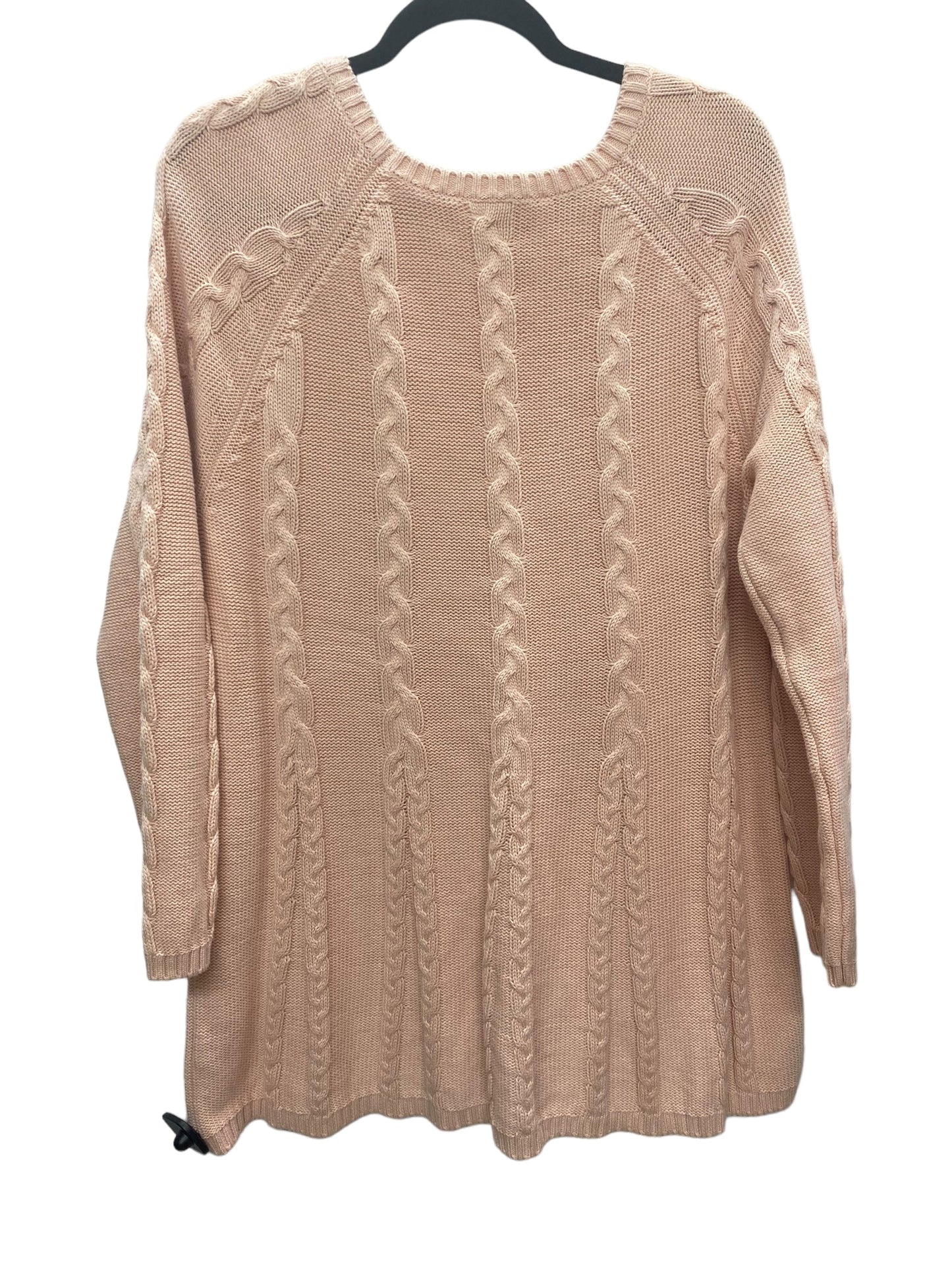 Sweater By Soft Surroundings In Pink, Size: L