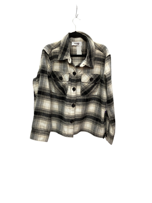 Jacket Shirt By Bb Dakota In Plaid Pattern, Size: Xxl