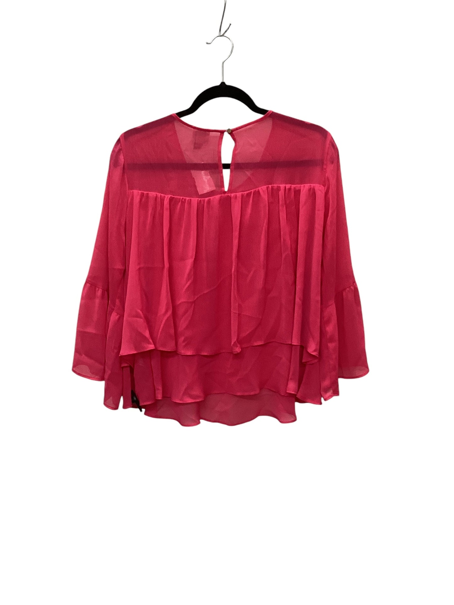 Top Long Sleeve By A New Day In Pink, Size: S