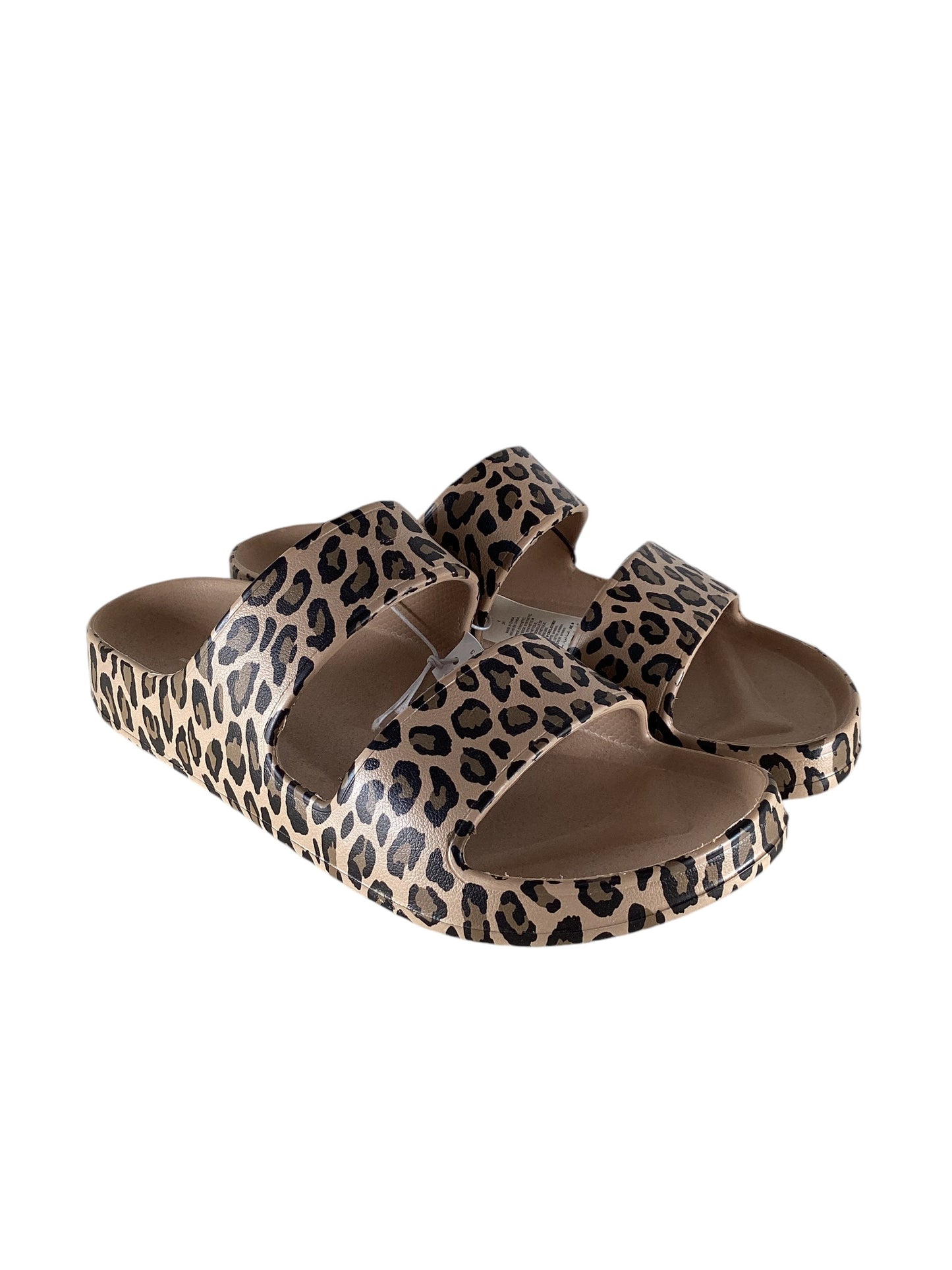 Sandals Flats By Old Navy In Animal Print, Size: 8