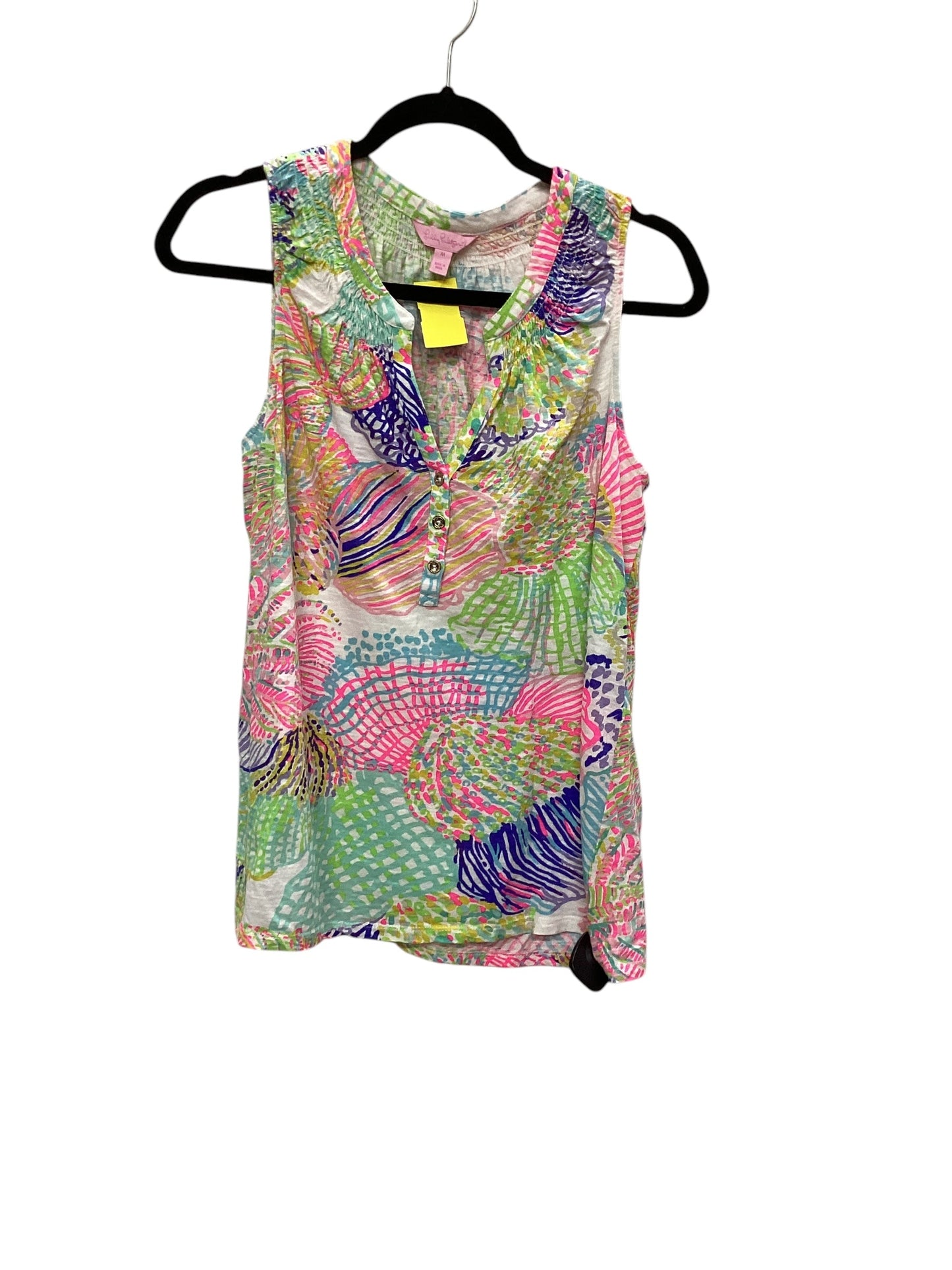 Top Sleeveless Designer By Lilly Pulitzer In Multi-colored, Size: M