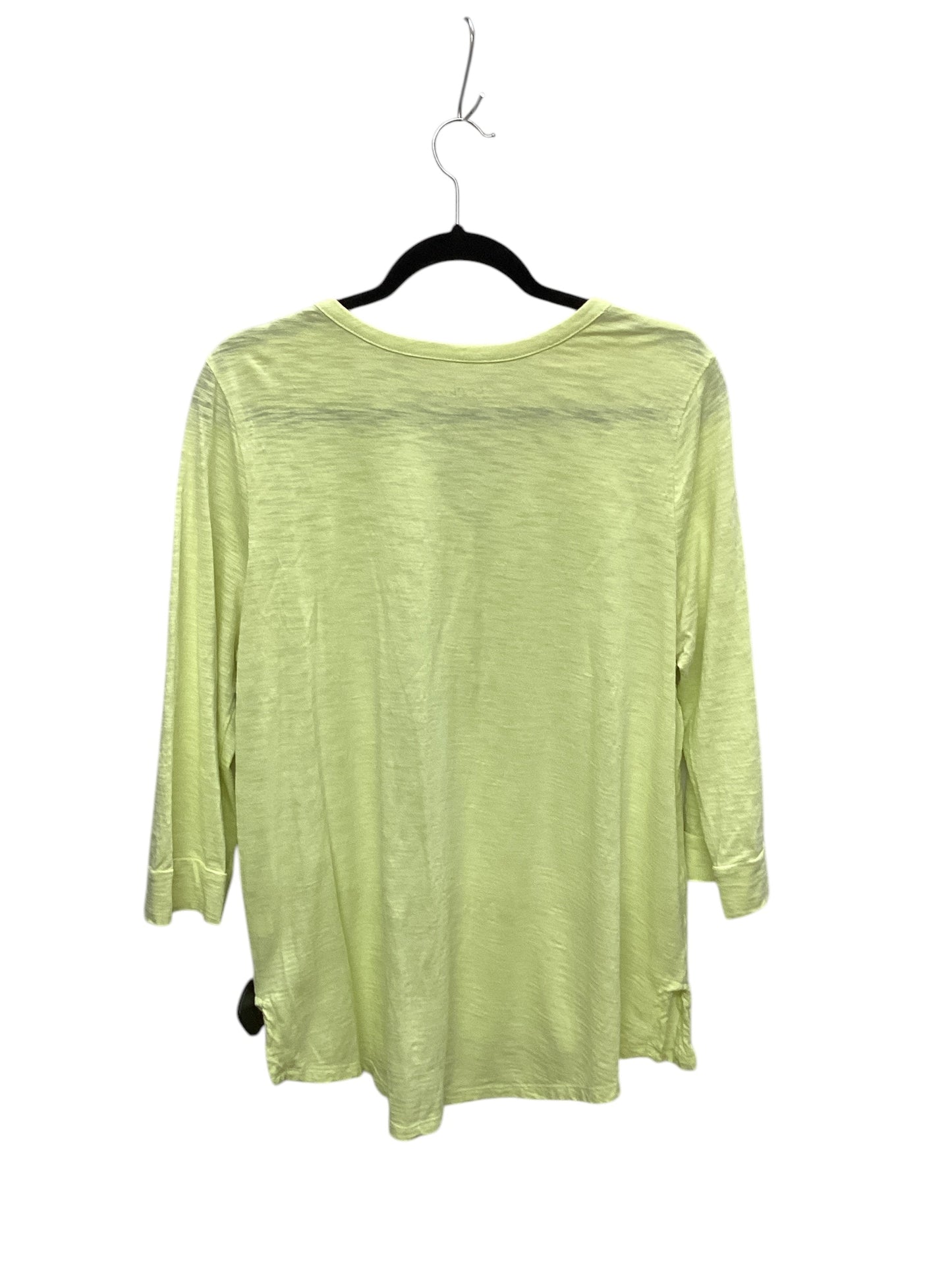 Top Long Sleeve By Chicos In Green, Size: 2