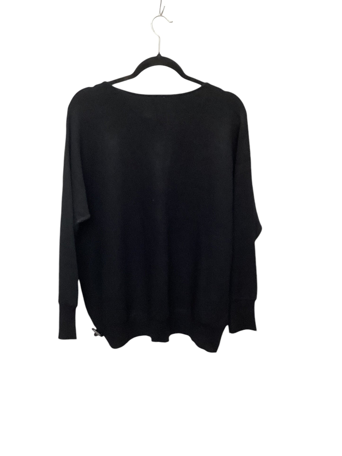 Top Long Sleeve By Chicos In Black, Size: L