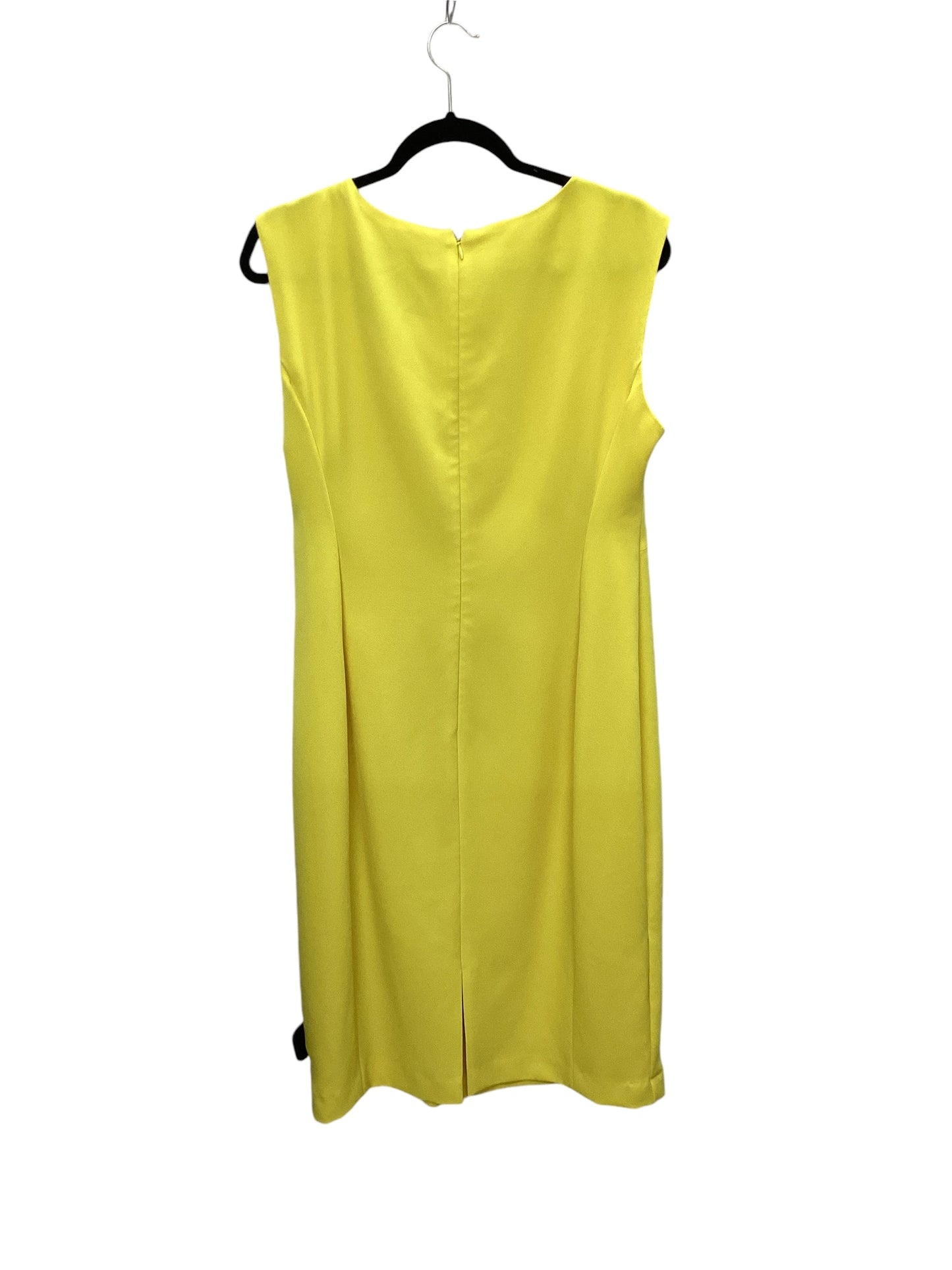 Dress Work By Kasper In Yellow, Size: 18