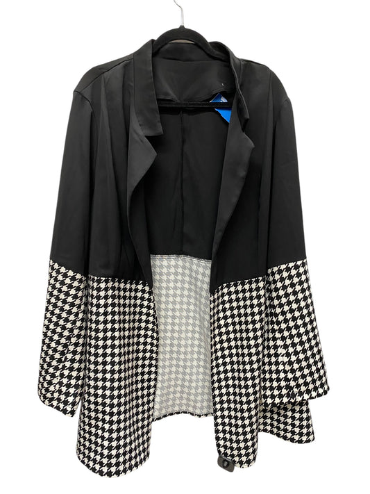 Blazer By Clothes Mentor In Black, Size: 2x