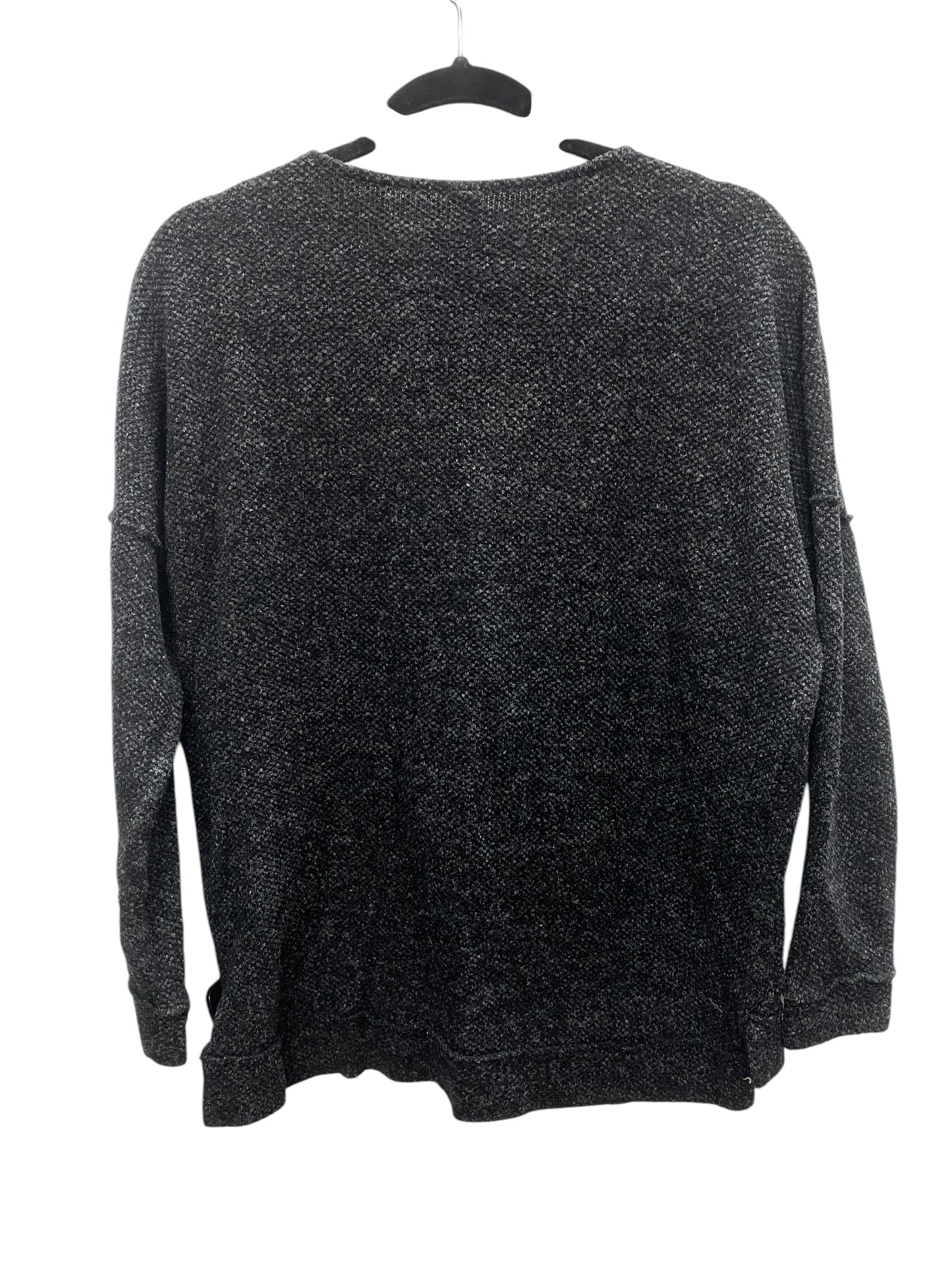 Top Long Sleeve By Clothes Mentor In Black, Size: M