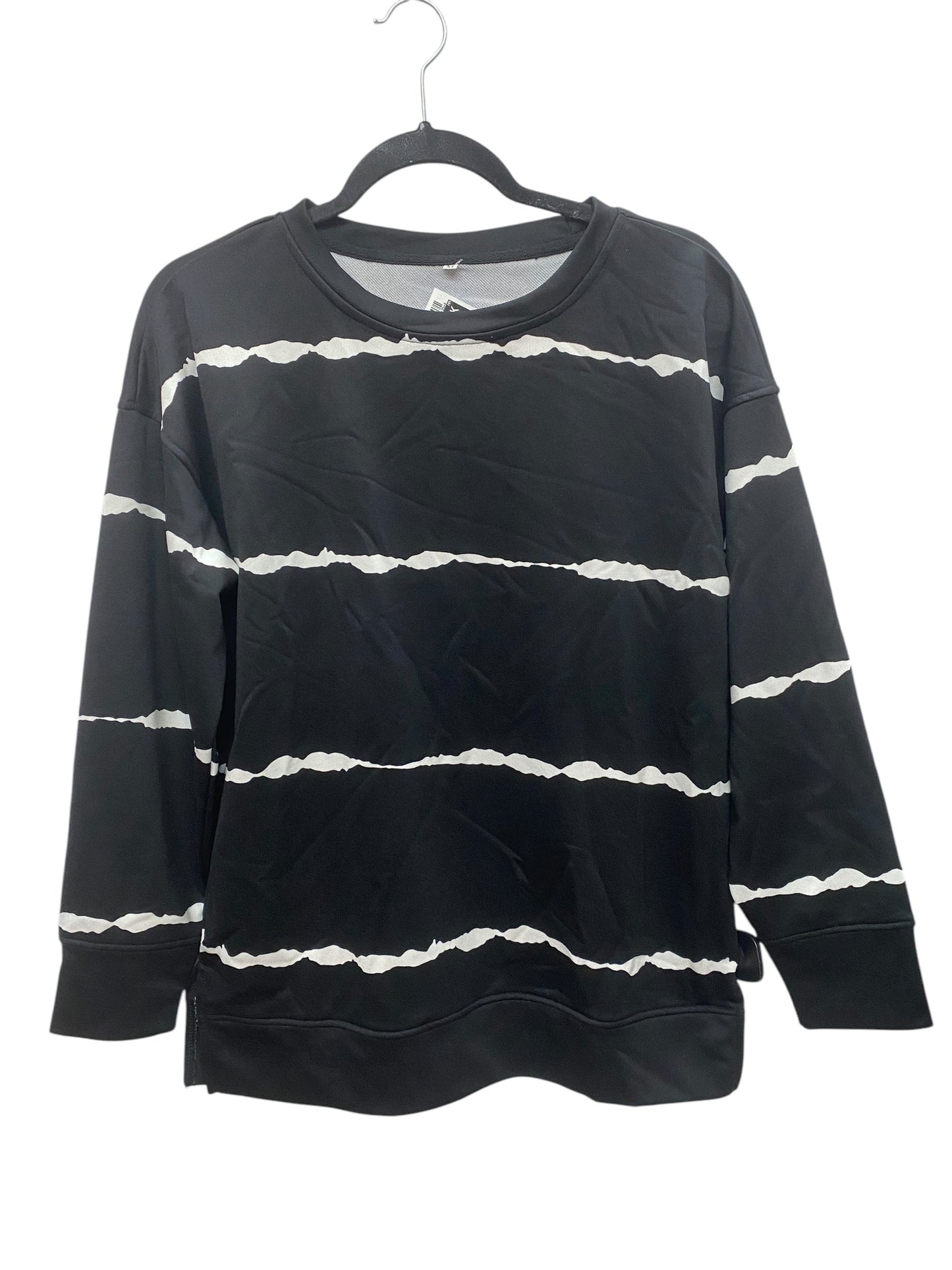 Top Long Sleeve By Clothes Mentor In Black, Size: M