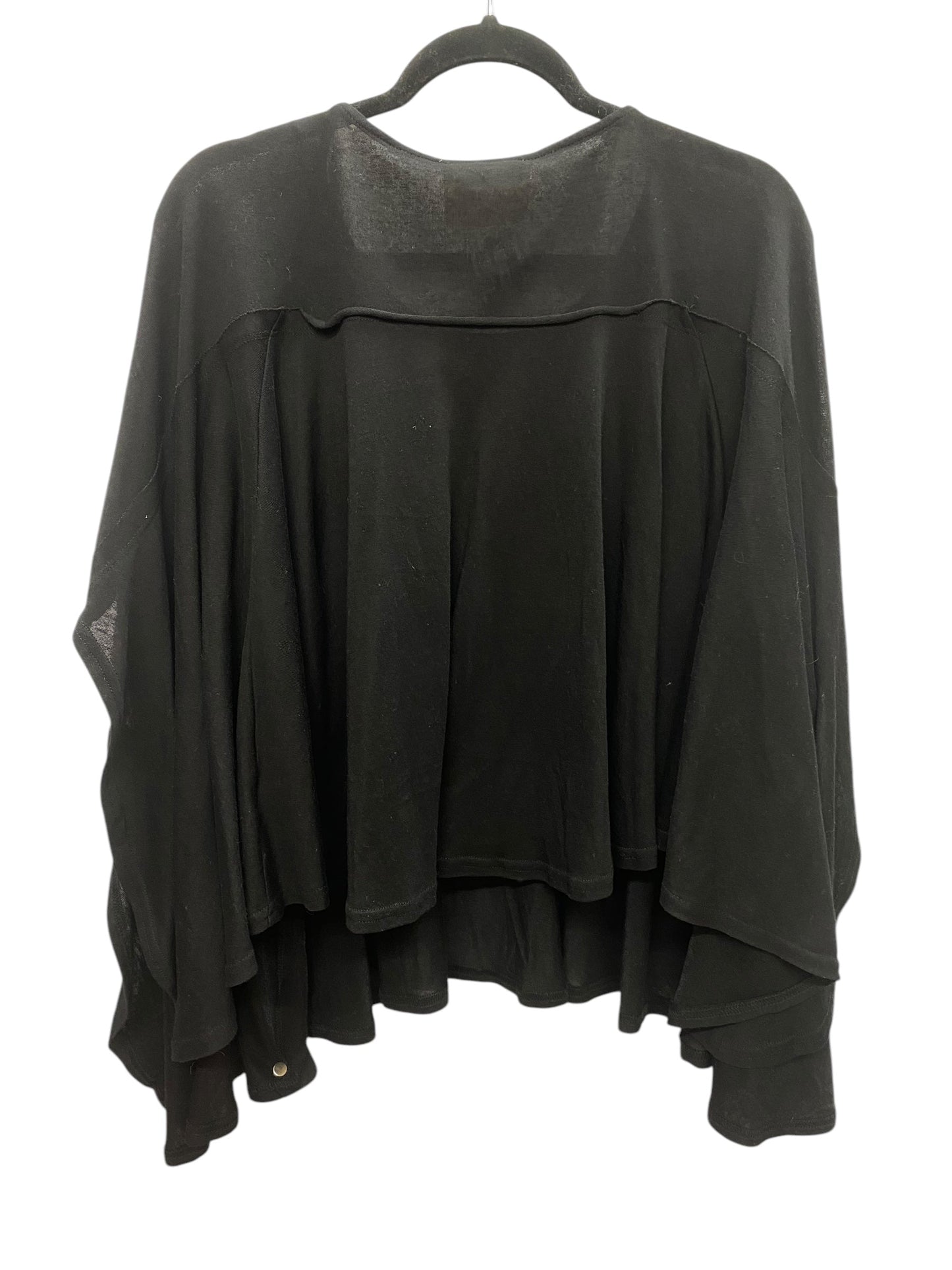 Top Short Sleeve By Savanna Jane In Black, Size: M