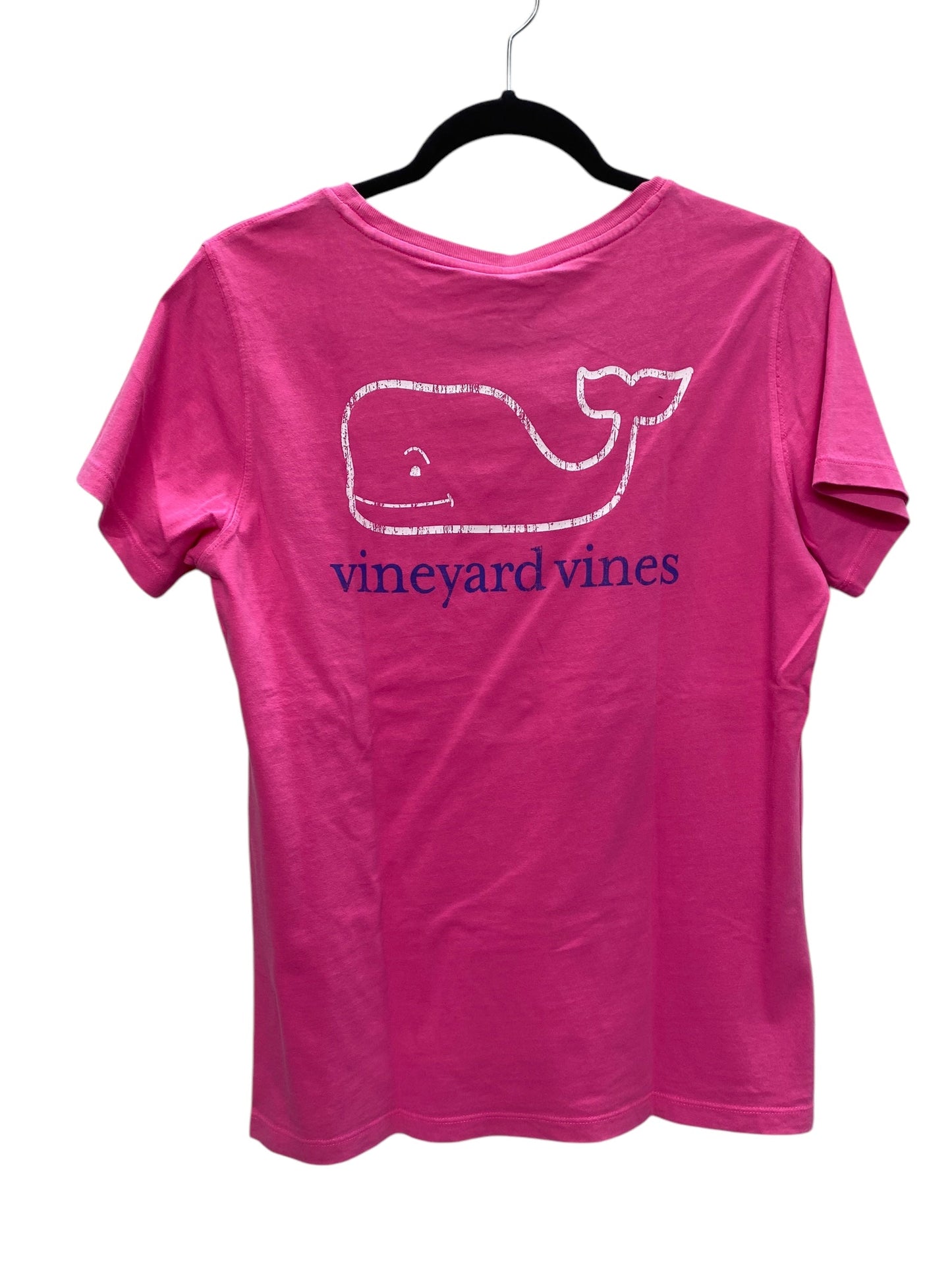 Top Short Sleeve By Vineyard Vines In Pink, Size: S