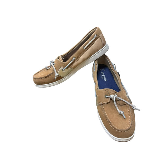 Shoes Flats By Sperry In Tan, Size: 10