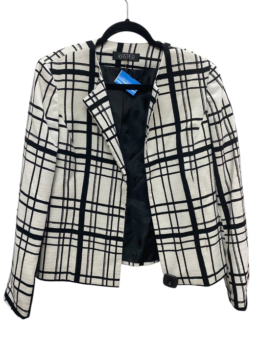 Blazer By Kasper In Black & White, Size: 10