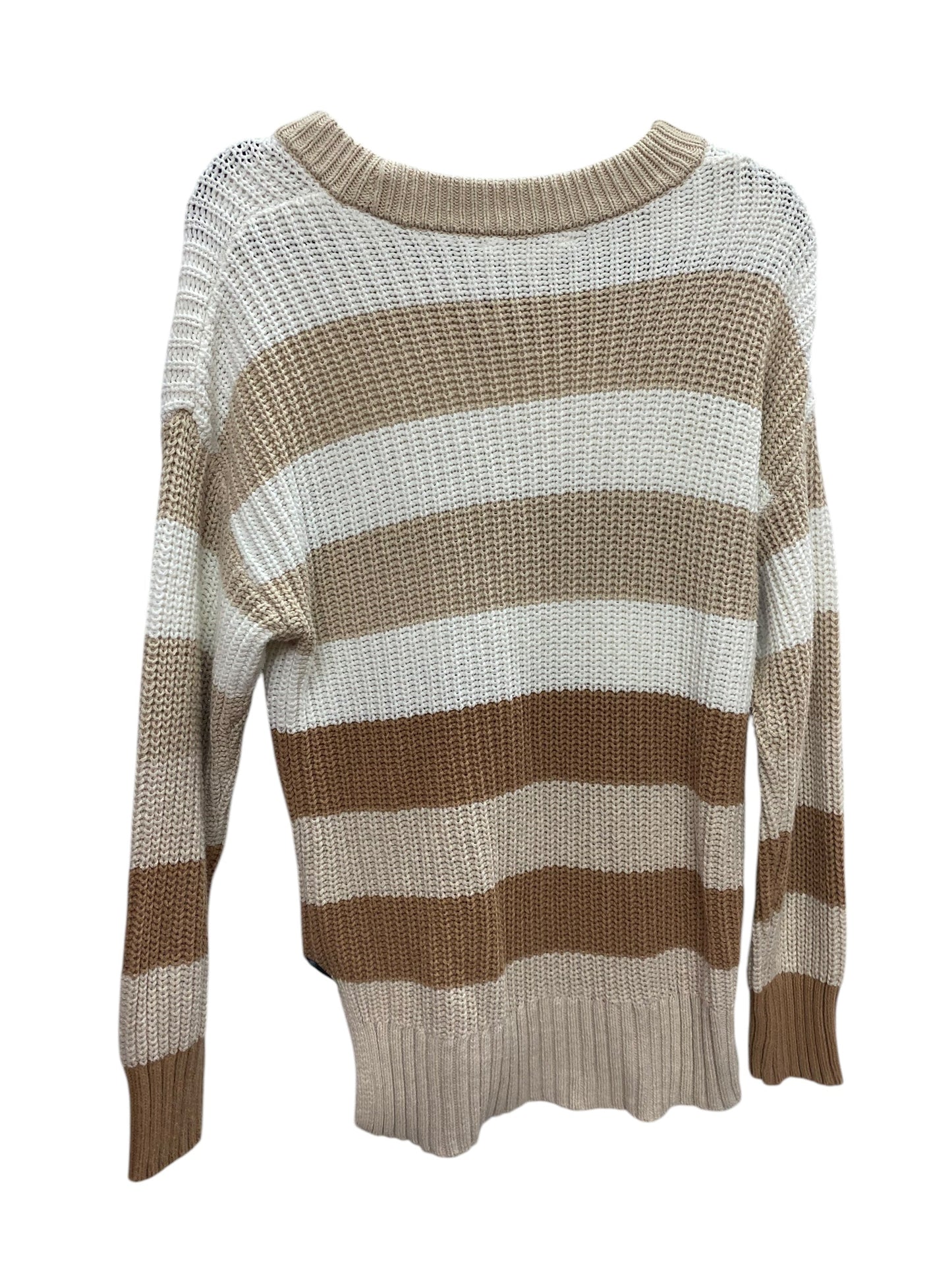 Sweater By Time And Tru In Tan, Size: M