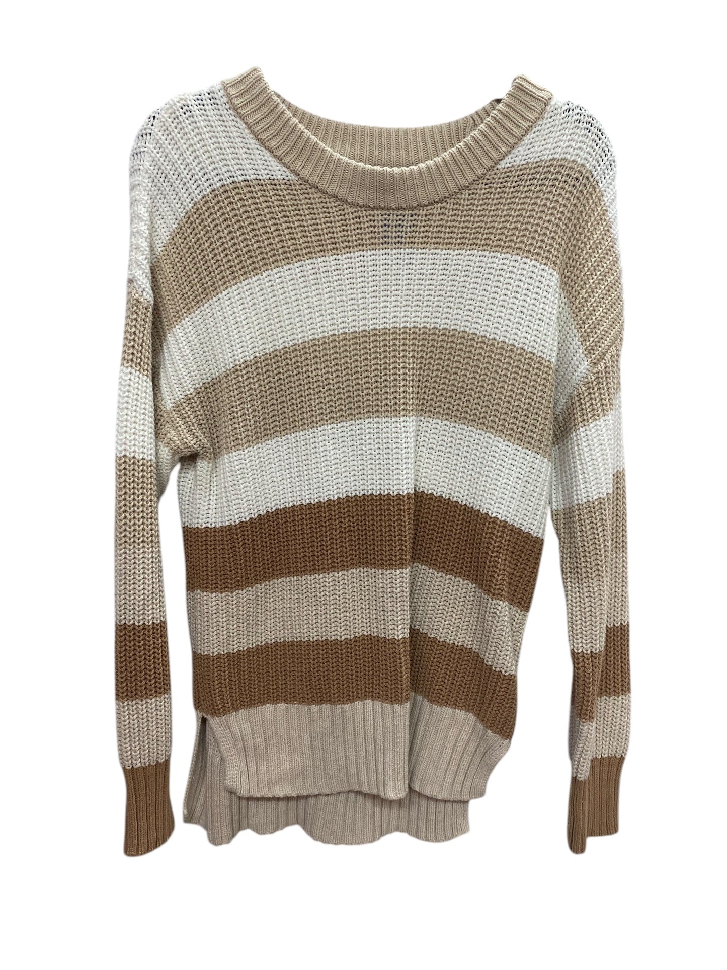 Sweater By Time And Tru In Tan, Size: M