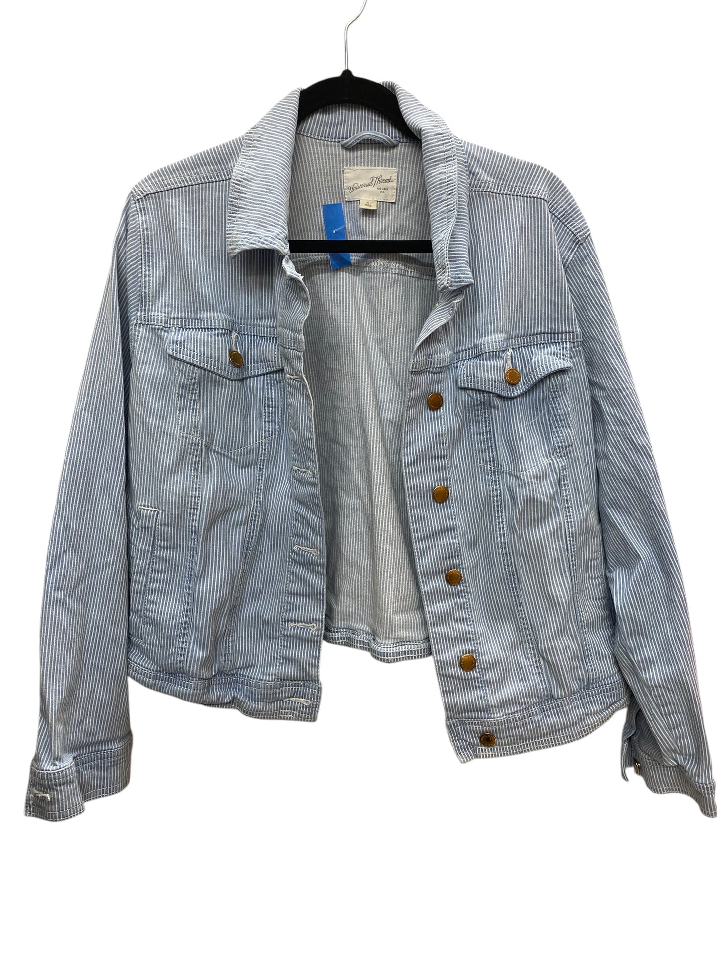 Jacket Denim By Universal Thread In Blue, Size: Xl