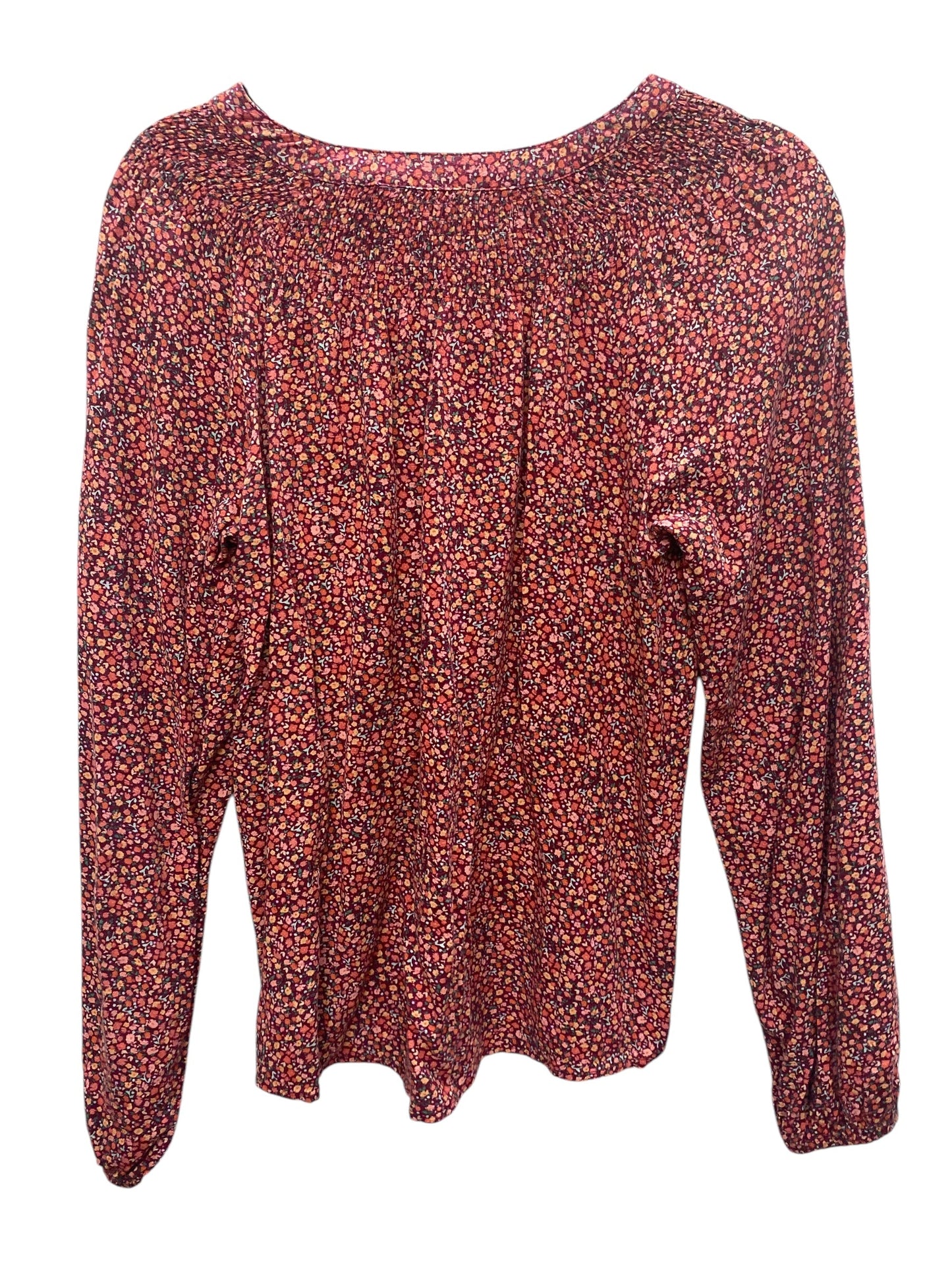 Top Long Sleeve By Croft And Barrow In Red, Size: Xs