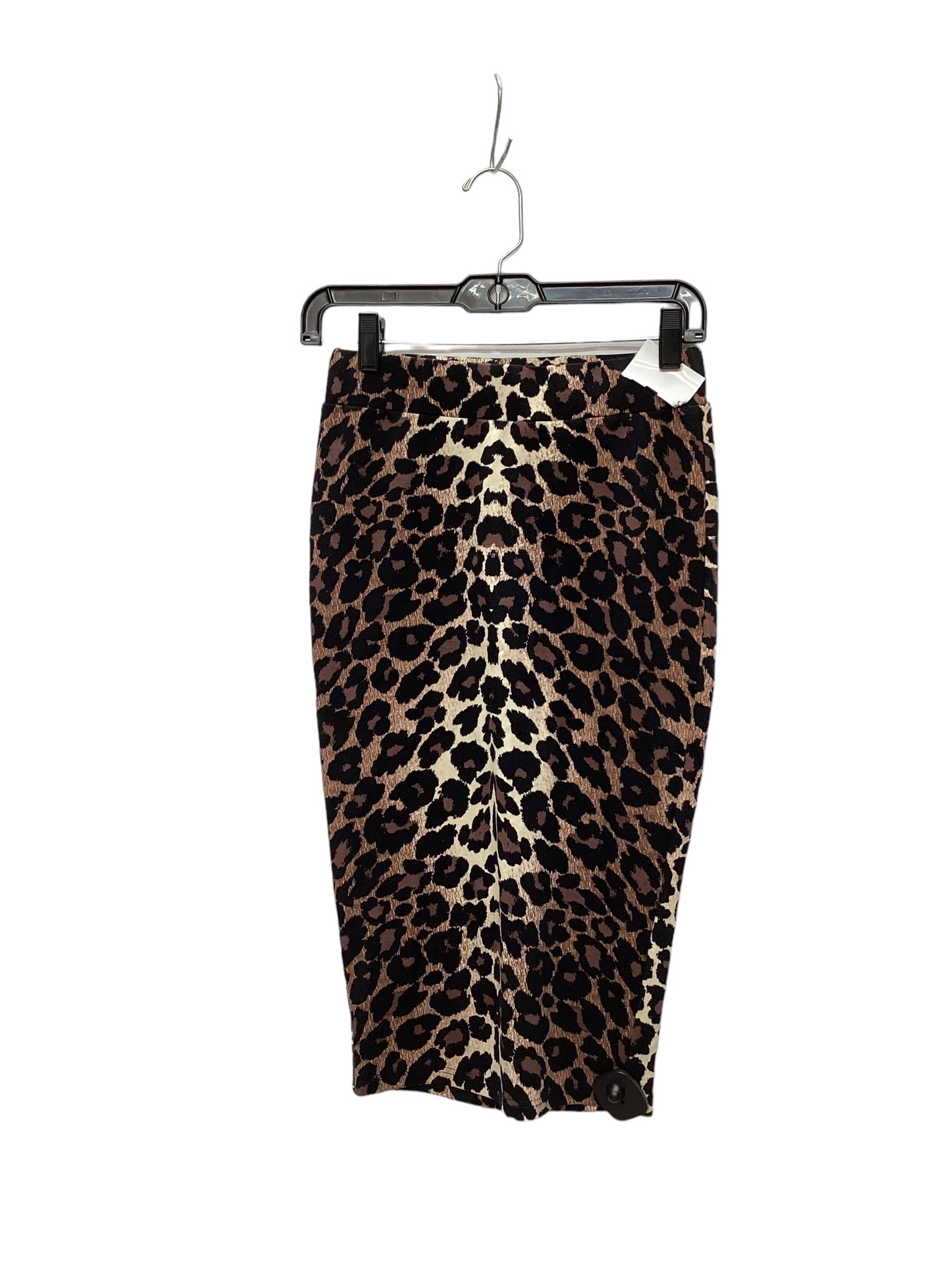 Leopard Print Skirt Midi Gianni Bini, Size S