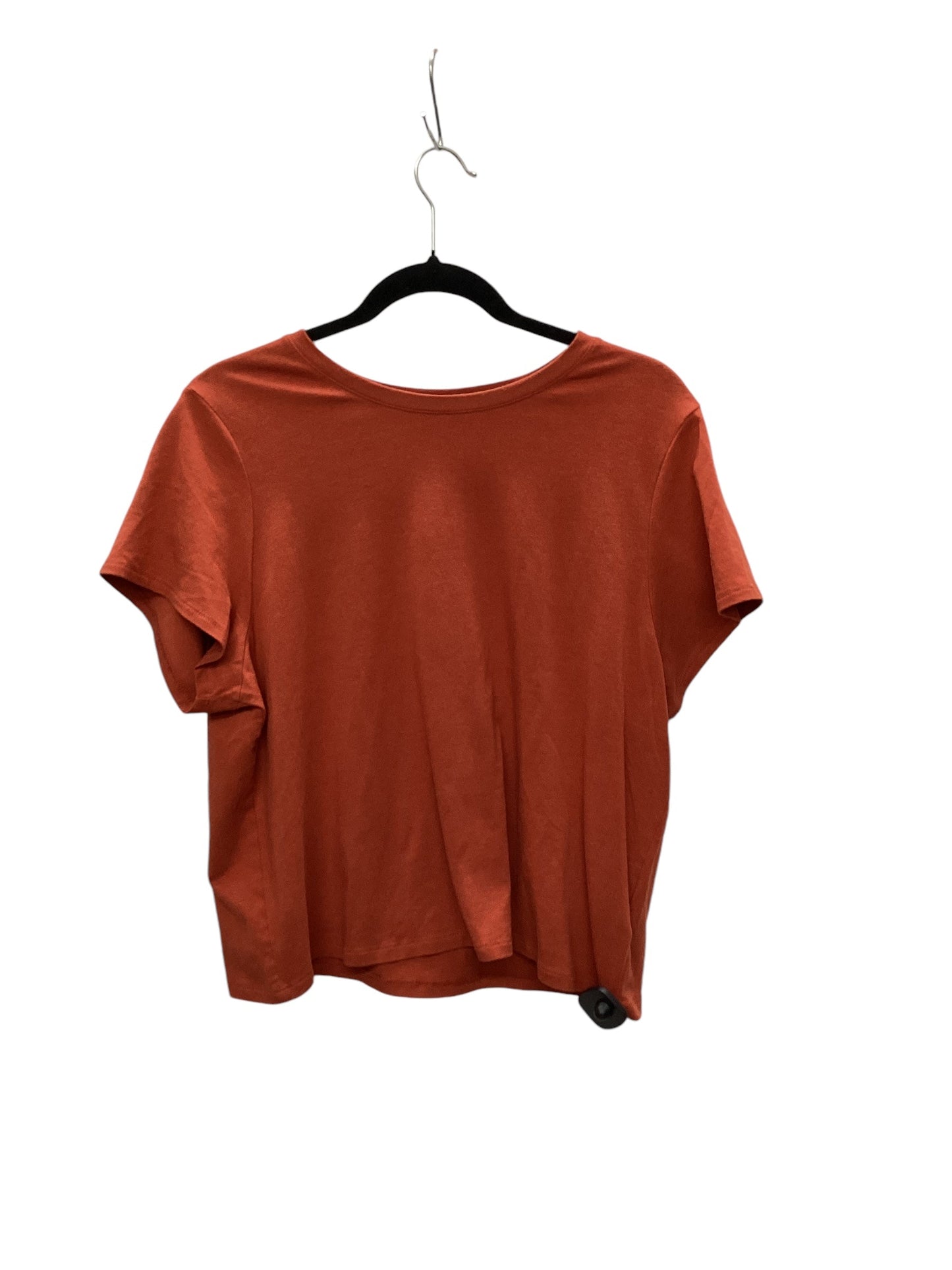 Top Short Sleeve Basic By Old Navy In Orange, Size: 2x