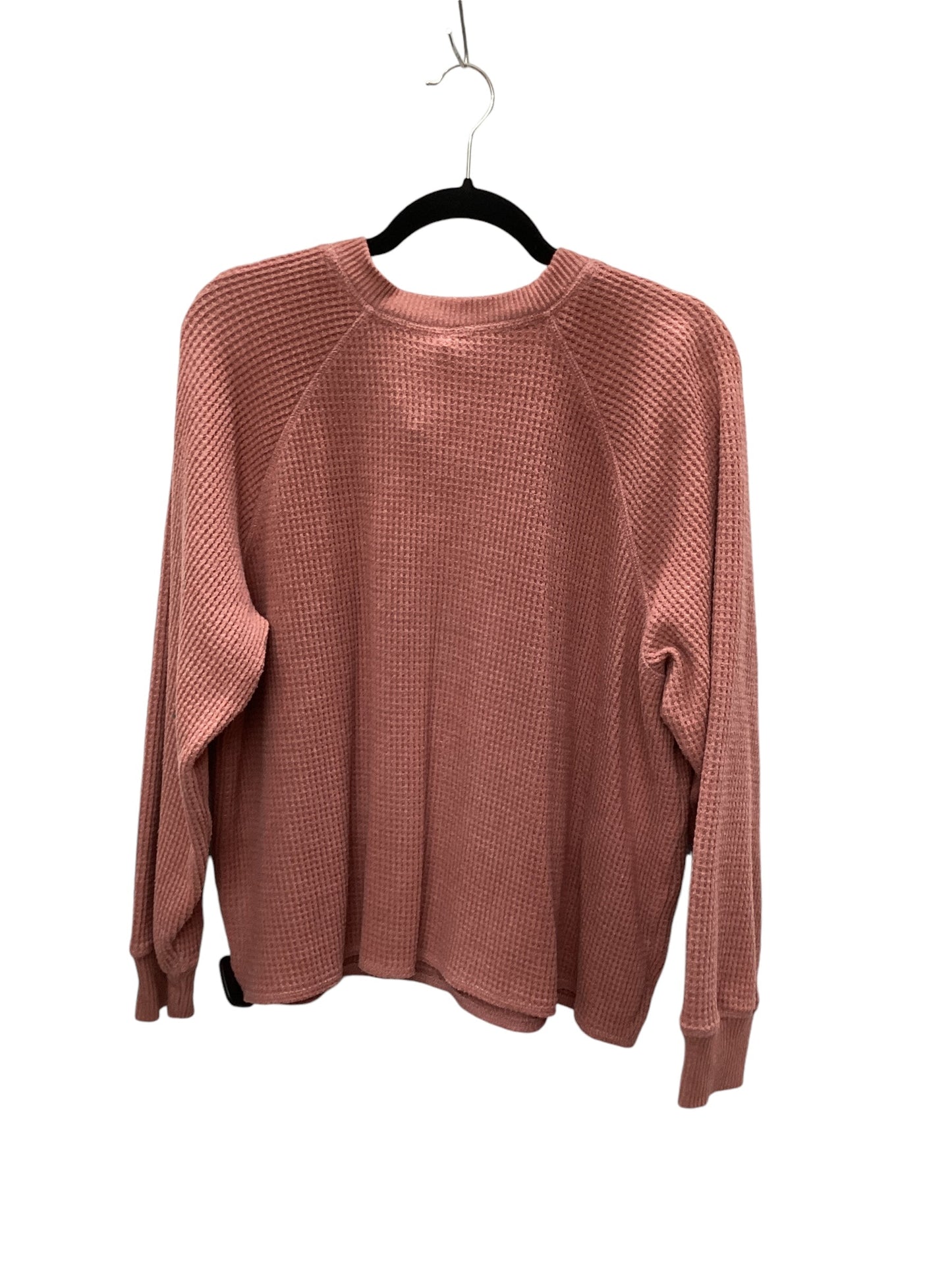 Top Long Sleeve By Old Navy In Pink, Size: Xl