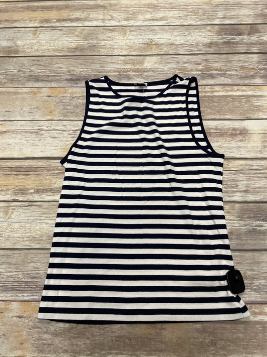 Striped Pattern Top Sleeveless J. Crew, Size L