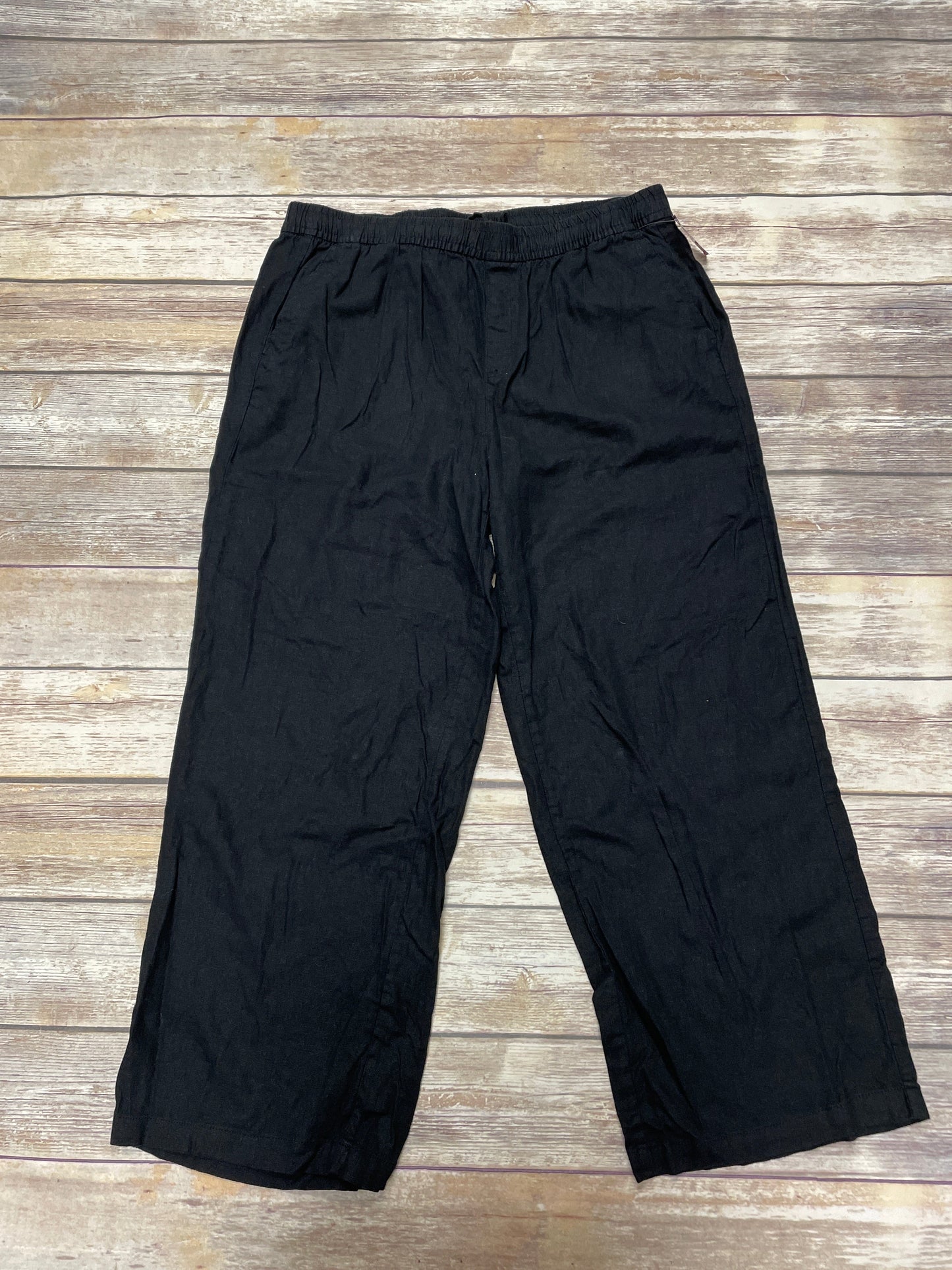 Pants Linen By Old Navy In Black, Size: L