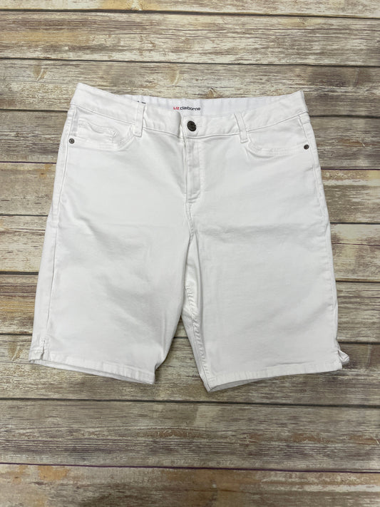 Shorts By Liz Claiborne In White, Size: 18