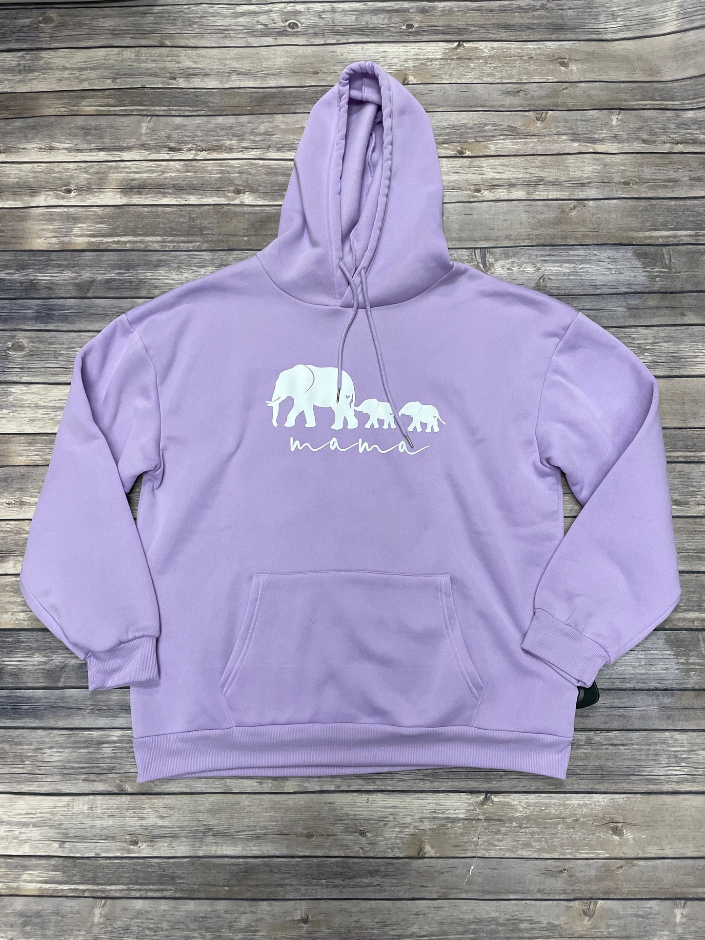 Sweatshirt Hoodie By Cmf In Purple, Size: 1x