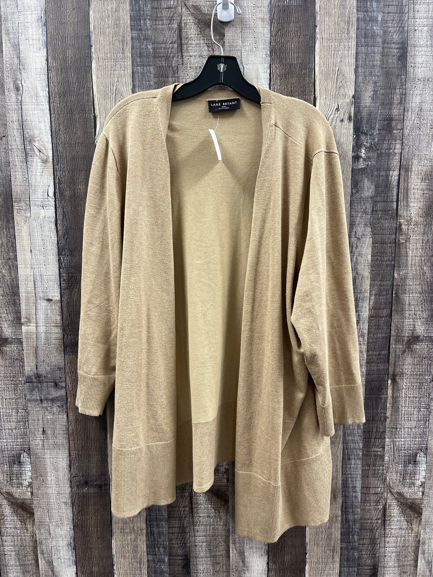 Cardigan By Lane Bryant In Brown, Size: 3x