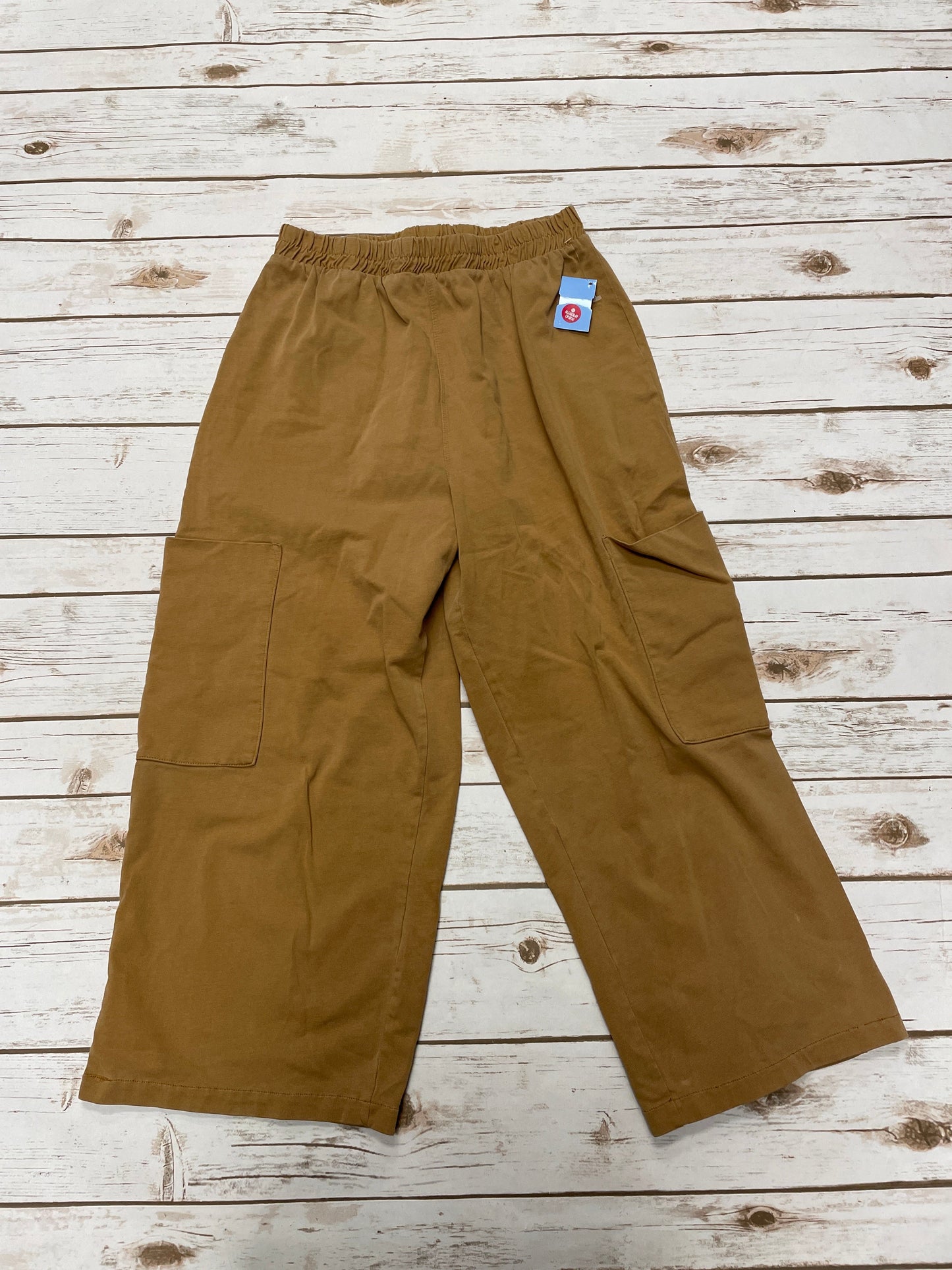 Pants Cropped By Zara In Tan, Size: M