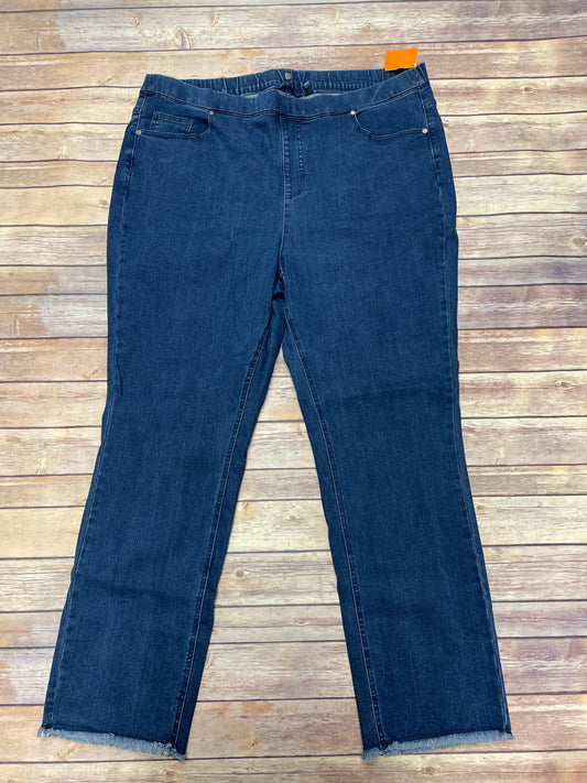 Jeans Skinny By Isaac Mizrahi Live Qvc  Size: 22 W