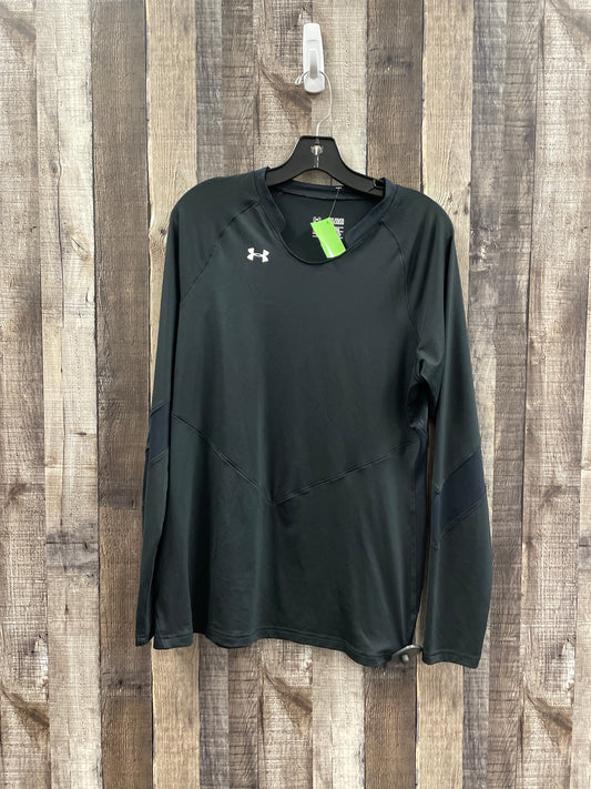 Athletic Top Long Sleeve Collar By Under Armour  Size: Xl