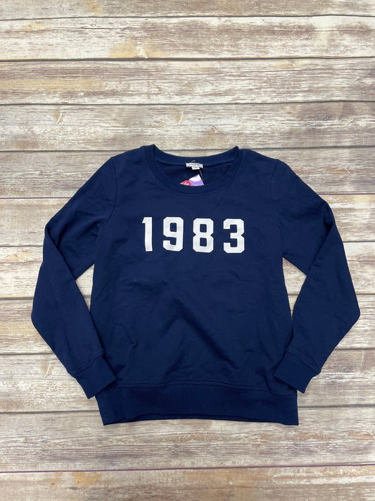 Sweatshirt Crewneck By J. Crew In Navy, Size: Xs