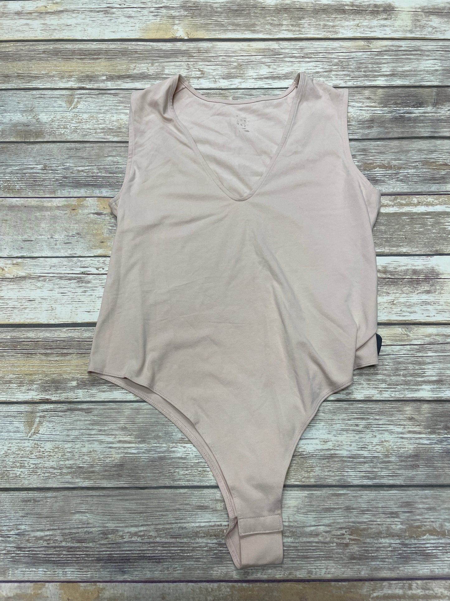 Cream Bodysuit A New Day, Size Xl