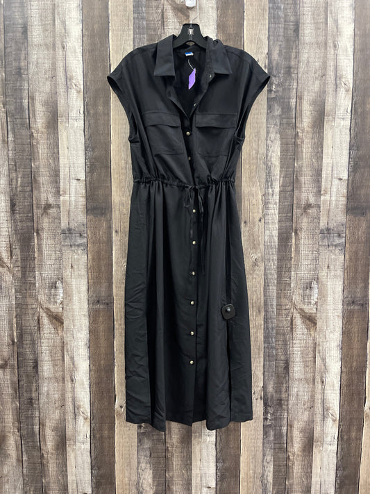 Black Dress Casual Maxi Old Navy, Size M