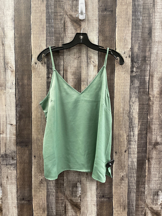 Blouse Sleeveless By A New Day In Green, Size: L