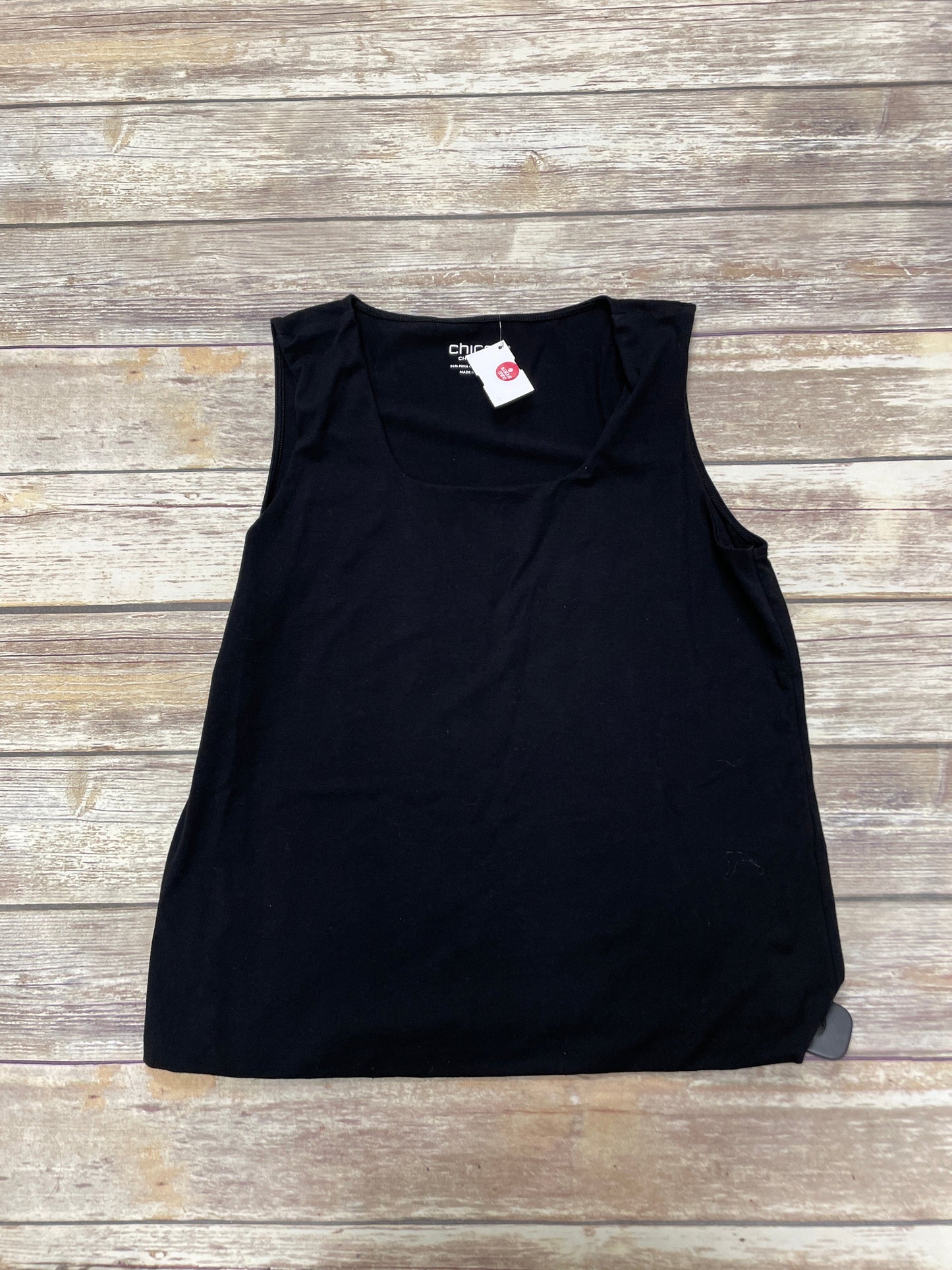 Black Top Sleeveless Chicos, Size L