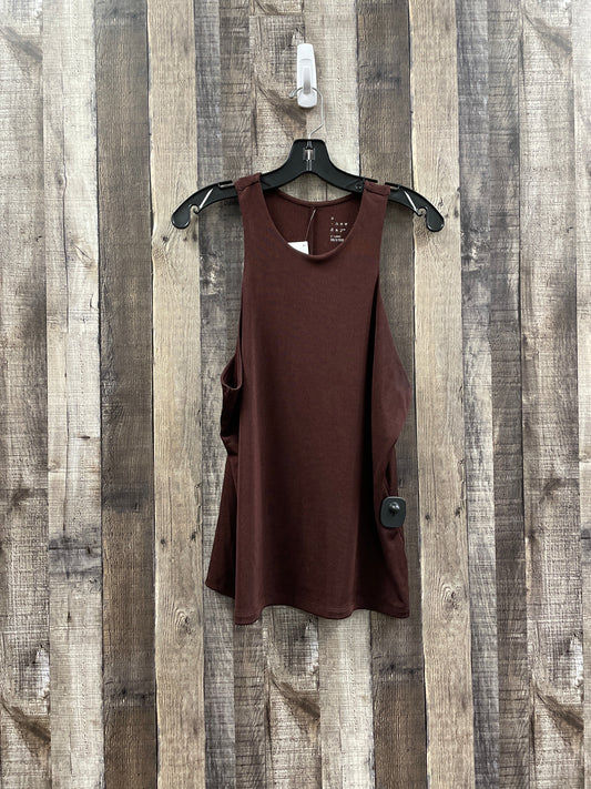 Top Sleeveless By A New Day In Brown, Size: Xl