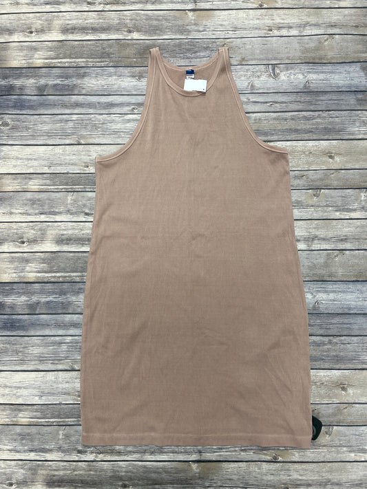 Dress Casual Maxi By Old Navy In Tan, Size: Xxl