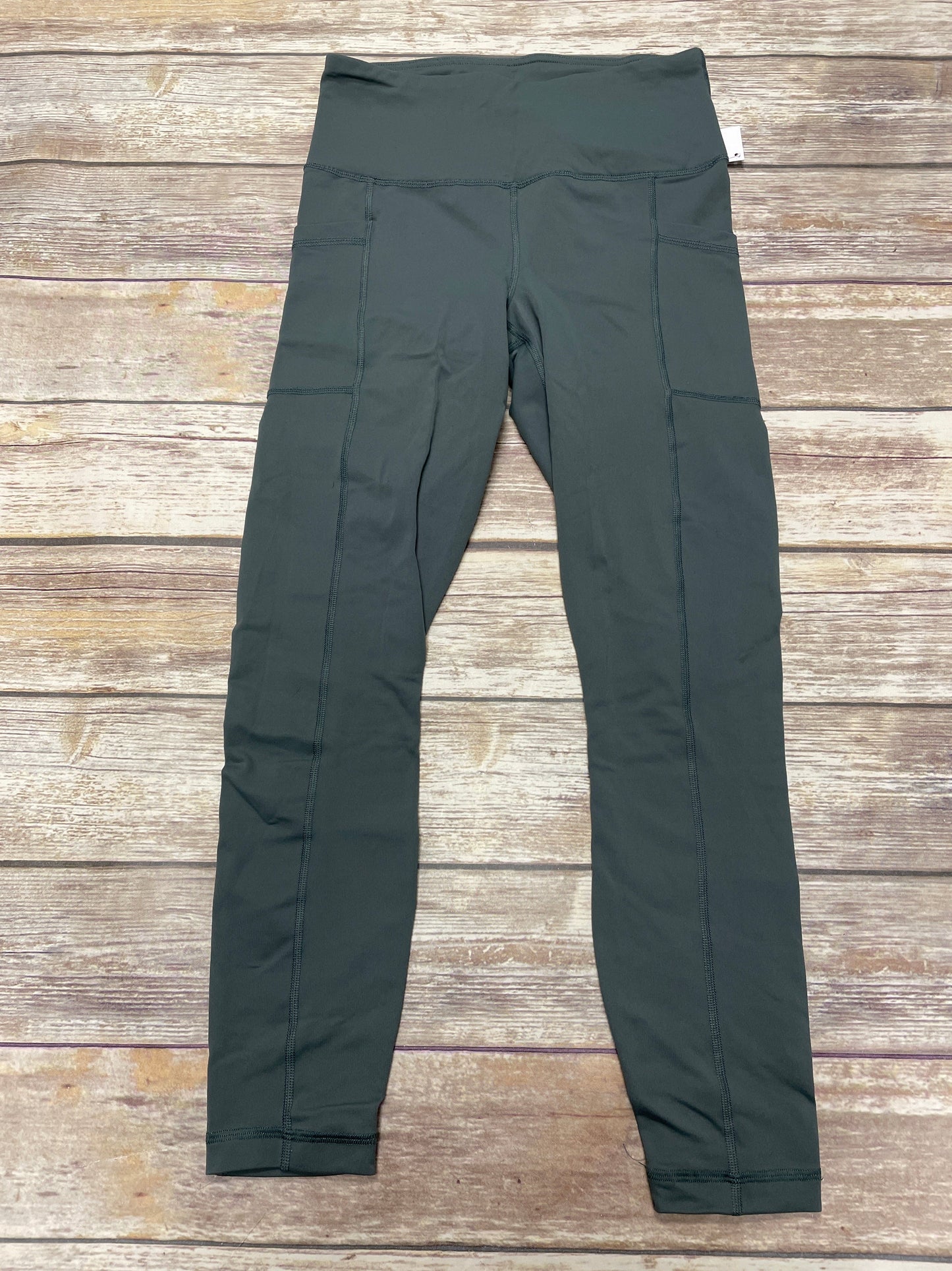 Athletic Leggings By 90 Degrees By Reflex In Green, Size: S