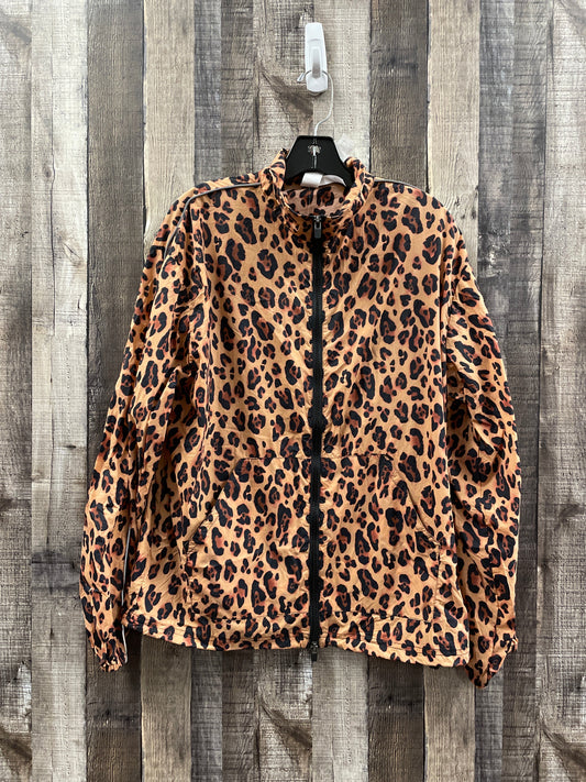 Athletic Jacket By Fabletics In Animal Print, Size: S