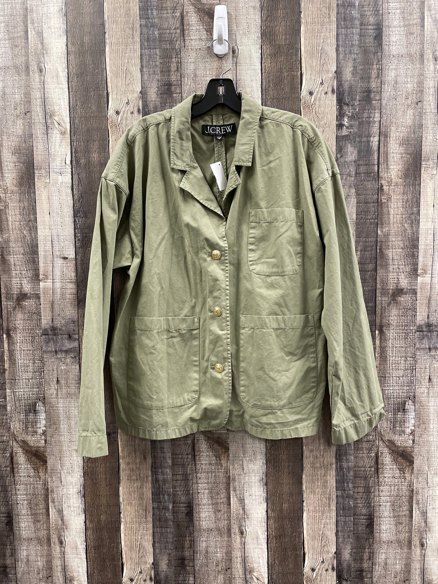 Jacket Other By J. Crew In Green, Size: L