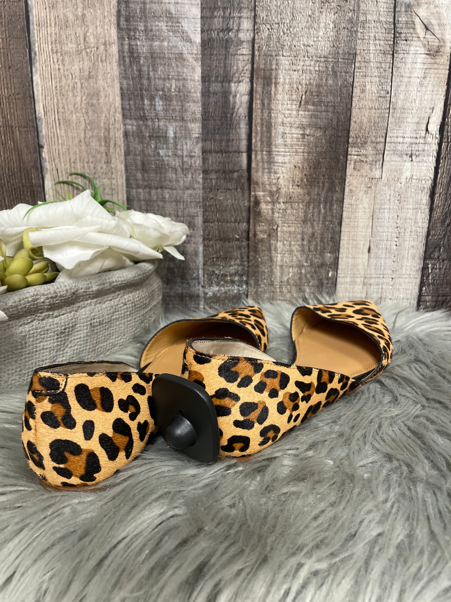 Shoes Flats By J. Crew In Animal Print, Size: 5.5