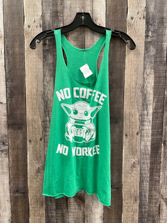 Tank Top By Cmf In Green, Size: S