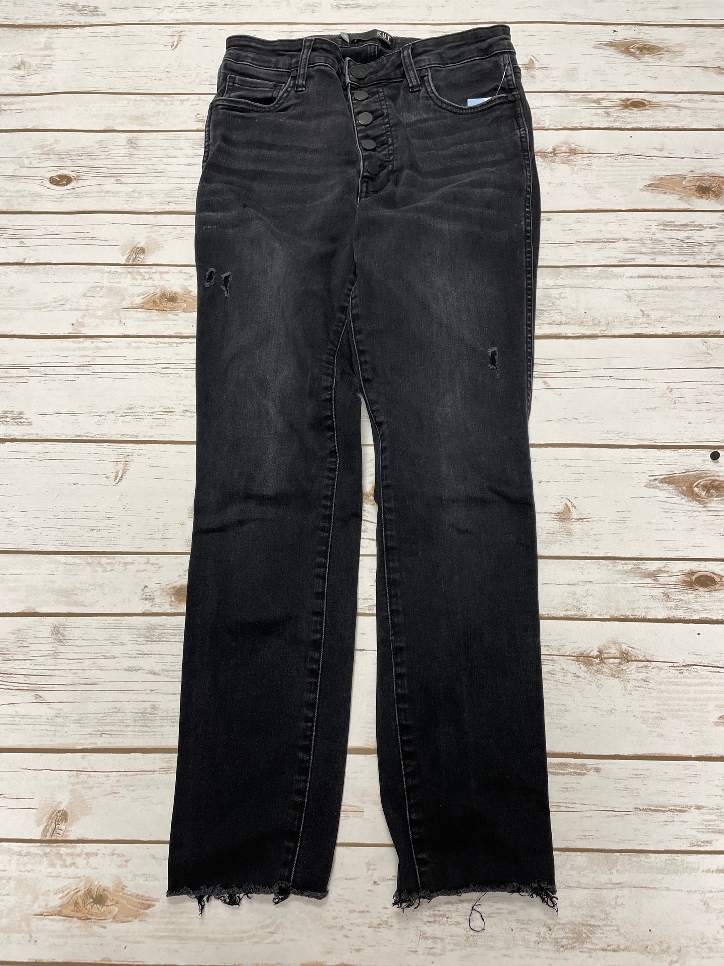 Jeans Skinny By Kut In Black, Size: 6