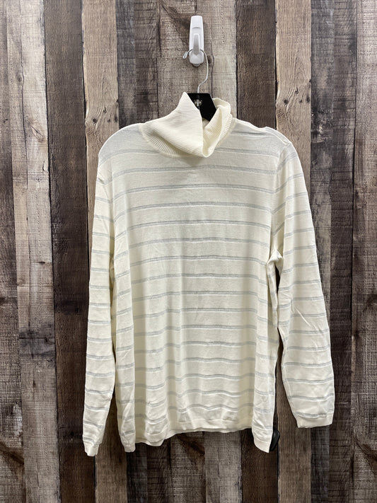 Sweater By Chicos In Ivory, Size: Xl