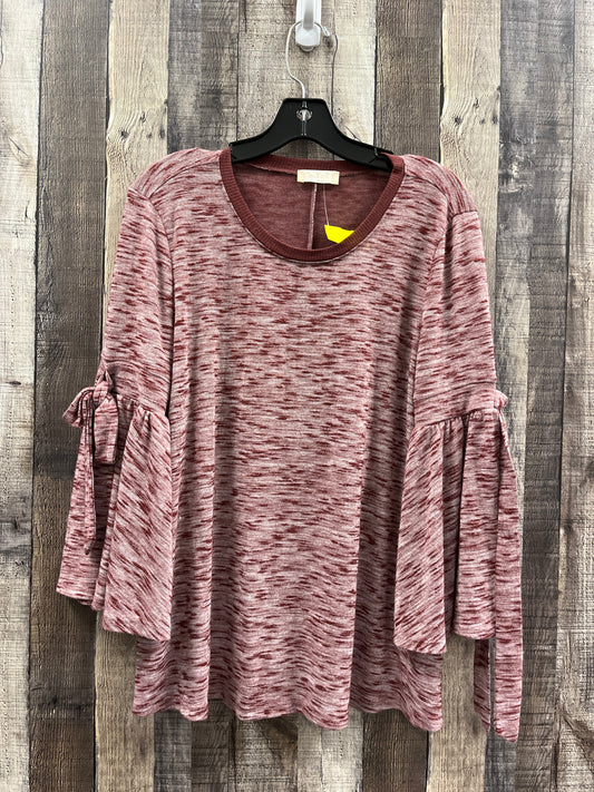 Top 3/4 Sleeve By Altard State In Red, Size: M